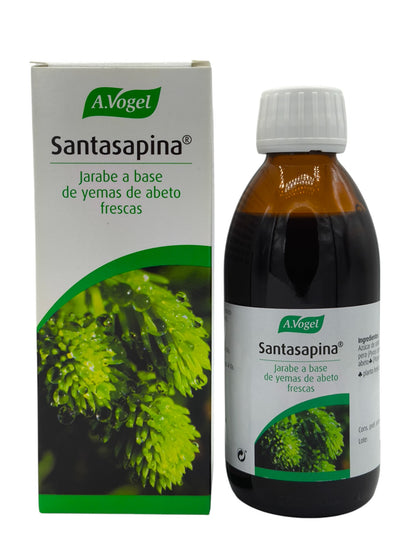 Santasapina Jarabe A. Vogel, vías respiratorias, sistema inmune, gripes, catarros y resfriados, Tos