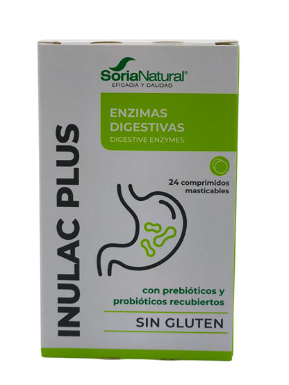 Inulac PLus Soria Natural, Digestiones pesadas, Trastornos digestivos, Flora intestinal, Aparato digestivo