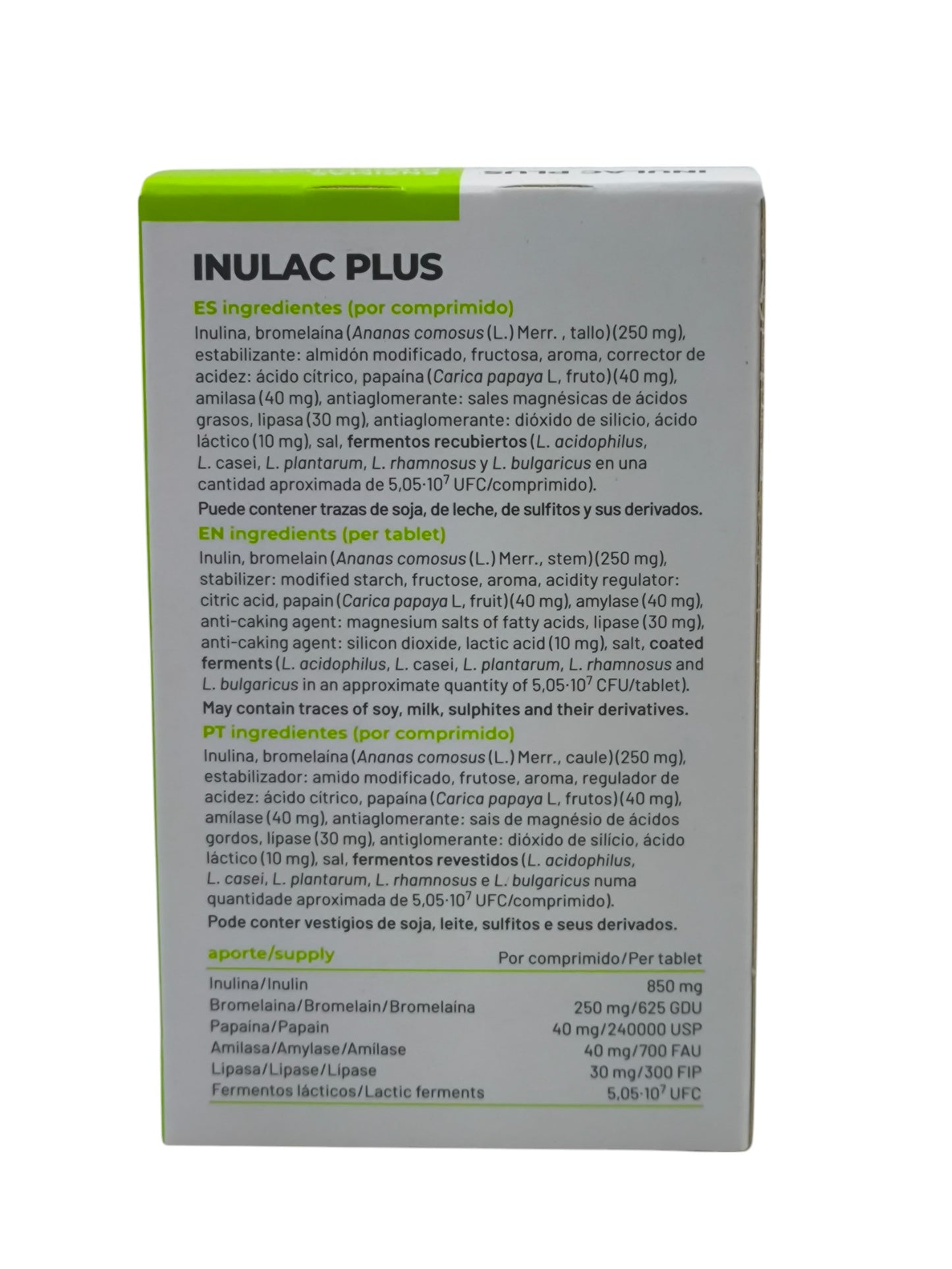 Inulac PLus Soria Natural, Digestiones pesadas, Trastornos digestivos, Flora intestinal, Aparato digestivo