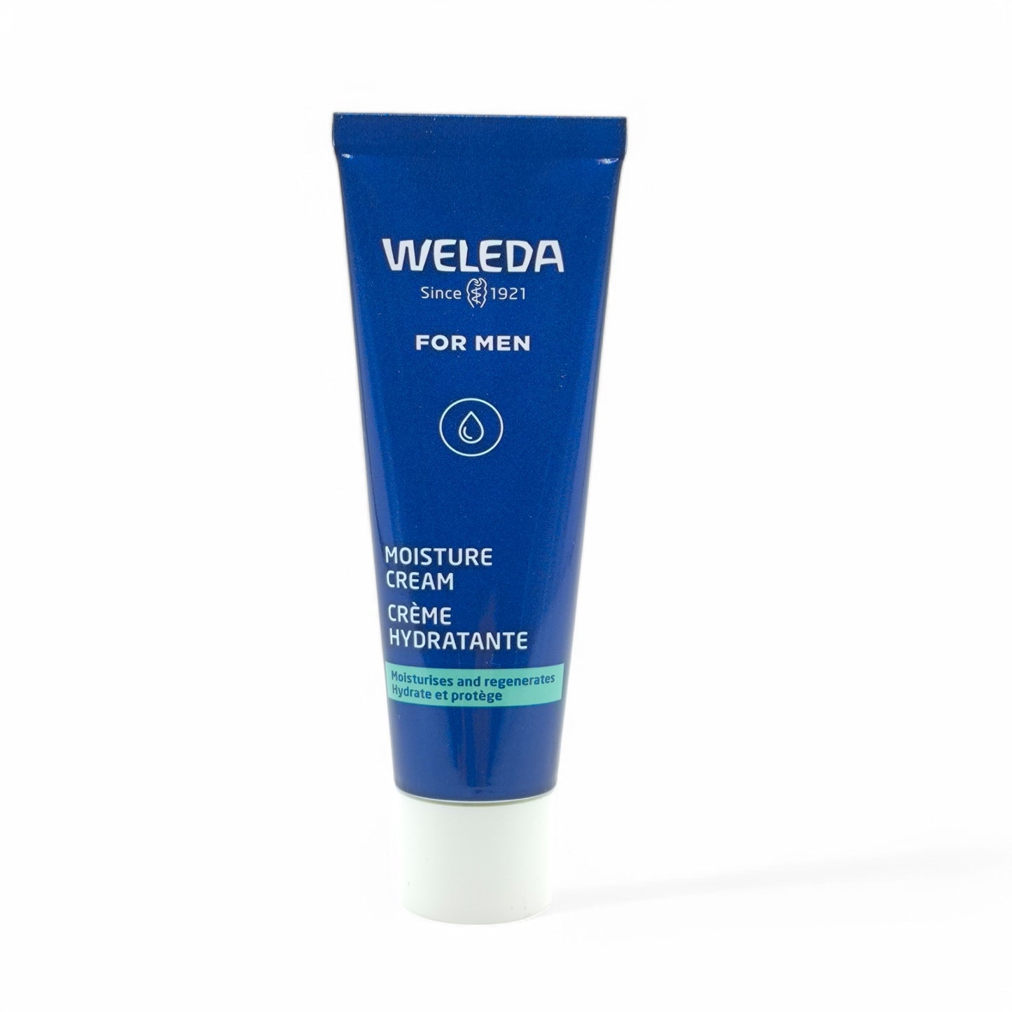 Crema Hidratante Weleda for Men 30ml, Crema Hidratante para Hombres, Cuidado facial para Hombres, Hidrata, protege y alisa la piel. Crema facial antiarrugas. Cosmética bio para hombres.