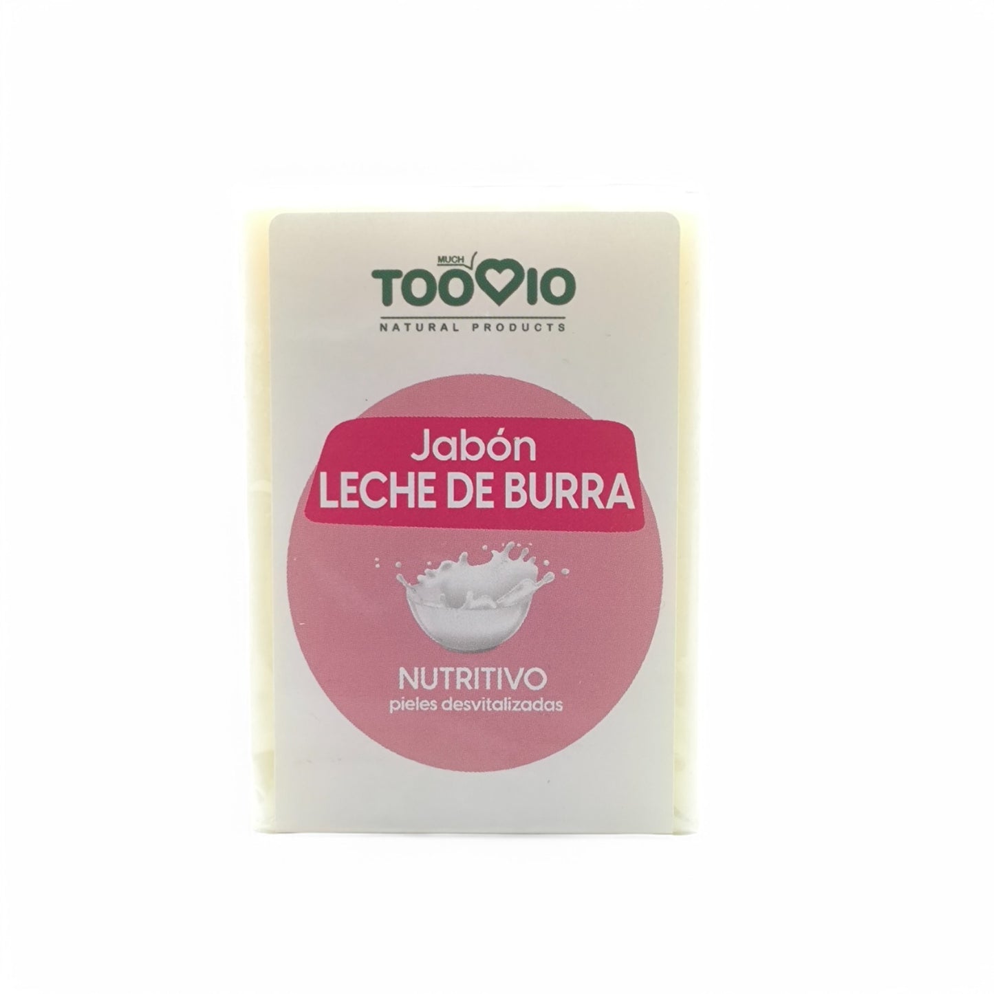 Jabón Leche de Burra 100gr Toobio. Jabón natural. Nutritivo. Pieles desvitalizadas. Vegano.