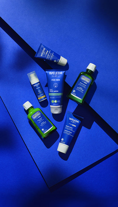 Crema Hidratante Weleda for Men 30ml, Crema Hidratante para Hombres, Cuidado facial para Hombres, Hidrata, protege y alisa la piel. Crema facial antiarrugas. Cosmética bio para hombres.